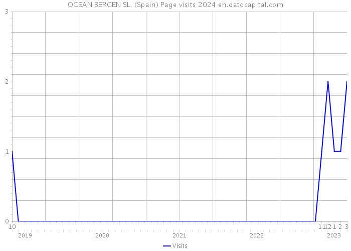 OCEAN BERGEN SL. (Spain) Page visits 2024 