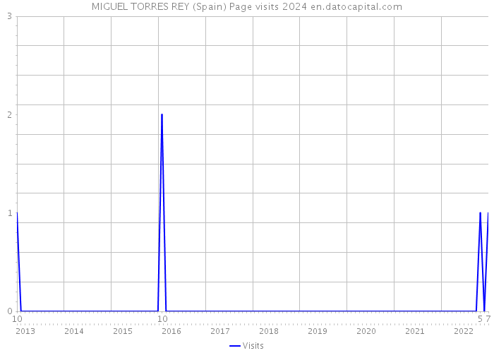 MIGUEL TORRES REY (Spain) Page visits 2024 