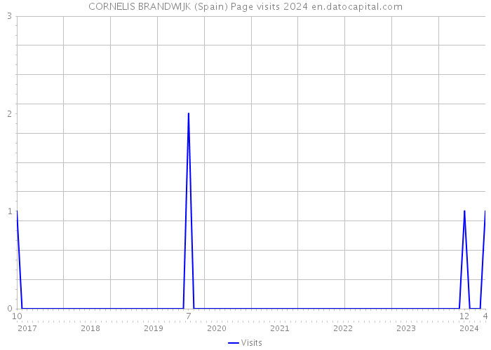 CORNELIS BRANDWIJK (Spain) Page visits 2024 