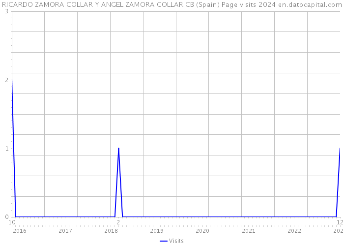 RICARDO ZAMORA COLLAR Y ANGEL ZAMORA COLLAR CB (Spain) Page visits 2024 