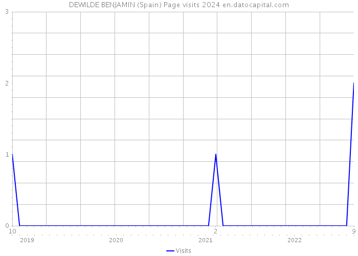 DEWILDE BENJAMIN (Spain) Page visits 2024 