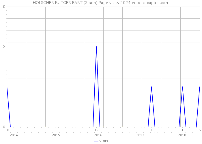 HOLSCHER RUTGER BART (Spain) Page visits 2024 