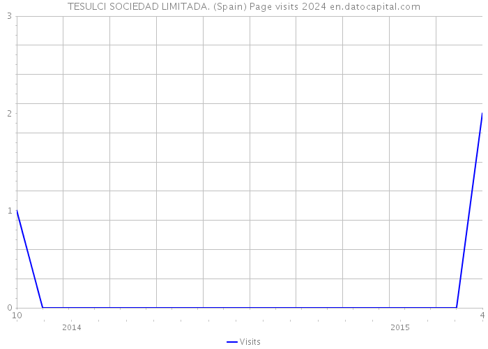 TESULCI SOCIEDAD LIMITADA. (Spain) Page visits 2024 
