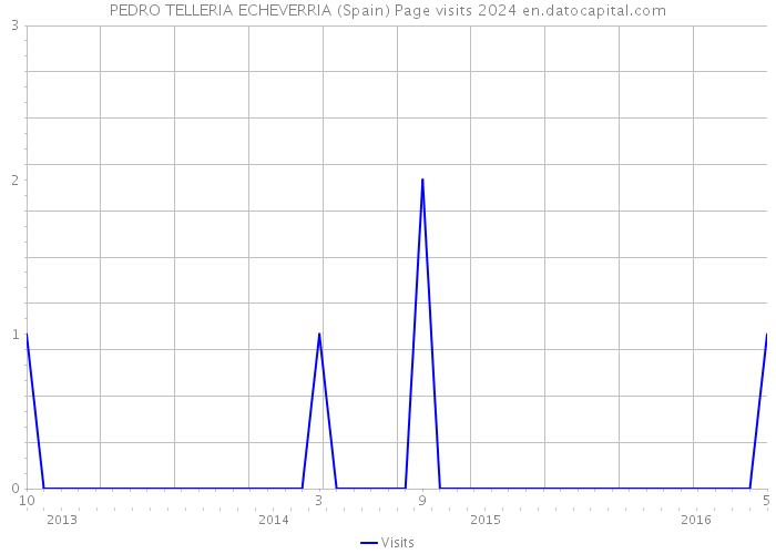 PEDRO TELLERIA ECHEVERRIA (Spain) Page visits 2024 