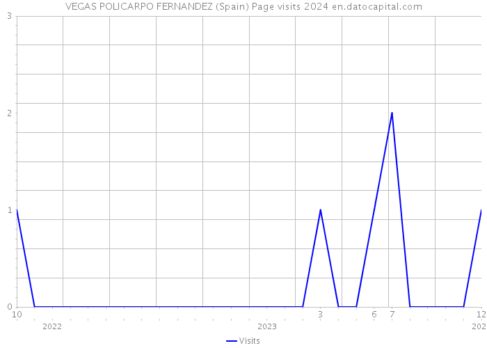 VEGAS POLICARPO FERNANDEZ (Spain) Page visits 2024 