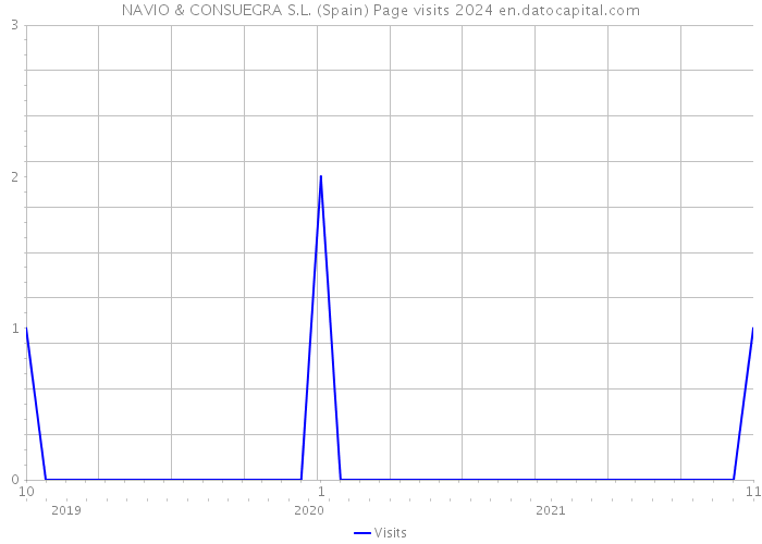 NAVIO & CONSUEGRA S.L. (Spain) Page visits 2024 