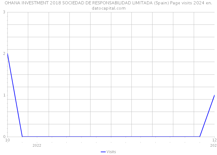 OHANA INVESTMENT 2018 SOCIEDAD DE RESPONSABILIDAD LIMITADA (Spain) Page visits 2024 