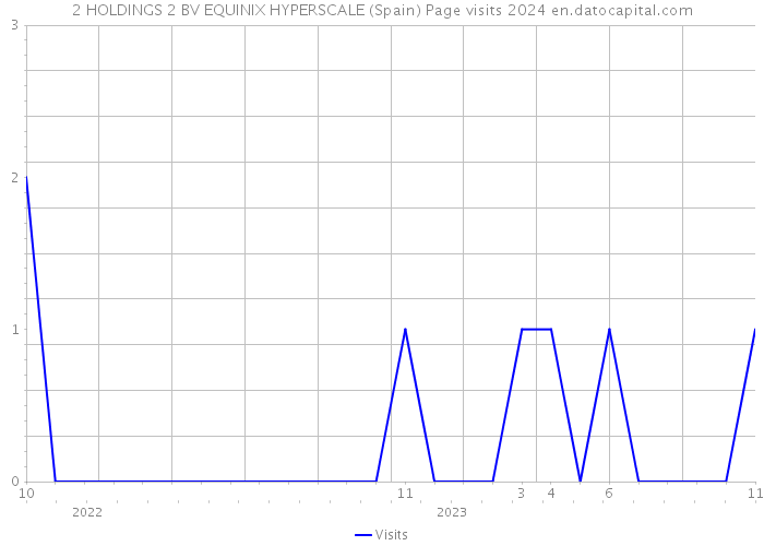 2 HOLDINGS 2 BV EQUINIX HYPERSCALE (Spain) Page visits 2024 