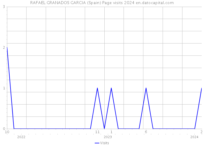 RAFAEL GRANADOS GARCIA (Spain) Page visits 2024 