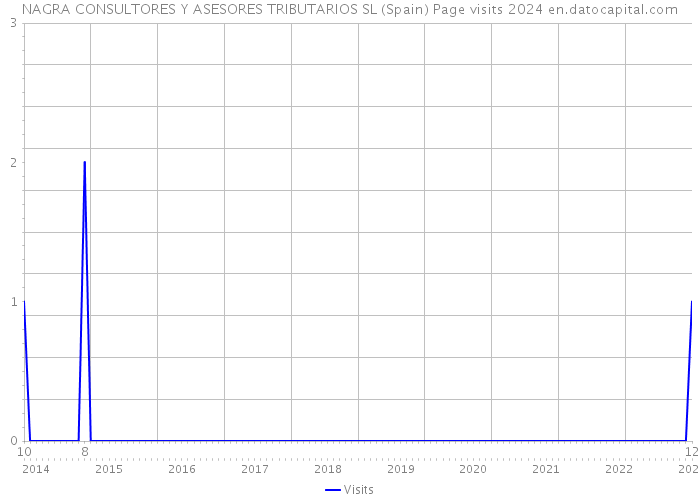 NAGRA CONSULTORES Y ASESORES TRIBUTARIOS SL (Spain) Page visits 2024 
