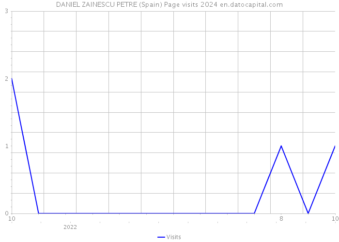 DANIEL ZAINESCU PETRE (Spain) Page visits 2024 