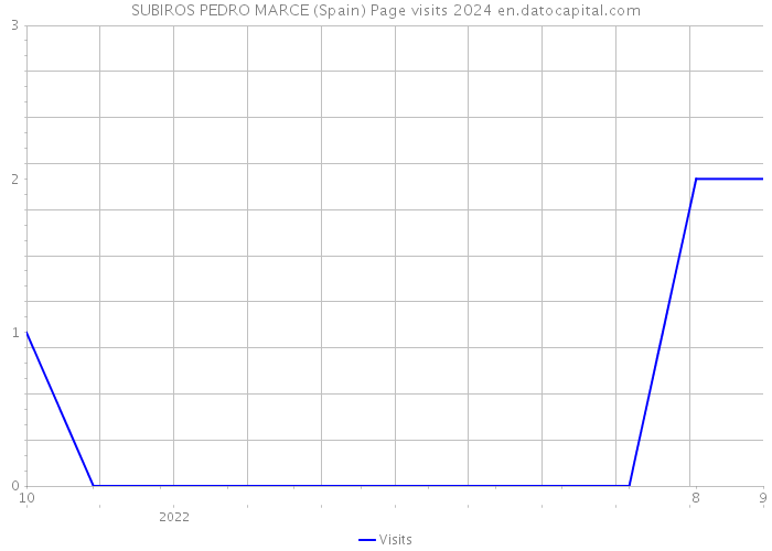 SUBIROS PEDRO MARCE (Spain) Page visits 2024 