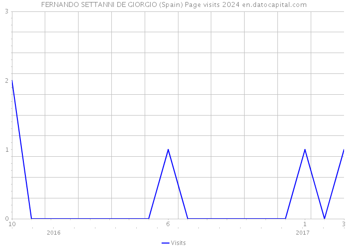 FERNANDO SETTANNI DE GIORGIO (Spain) Page visits 2024 