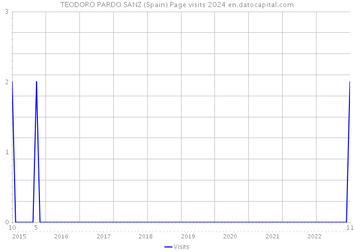 TEODORO PARDO SANZ (Spain) Page visits 2024 