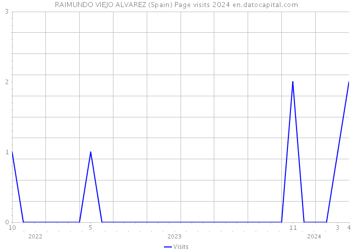 RAIMUNDO VIEJO ALVAREZ (Spain) Page visits 2024 