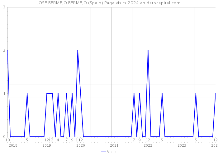 JOSE BERMEJO BERMEJO (Spain) Page visits 2024 