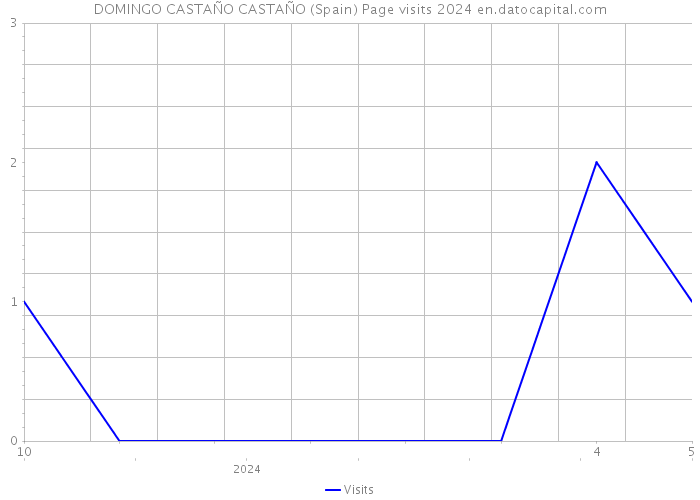 DOMINGO CASTAÑO CASTAÑO (Spain) Page visits 2024 