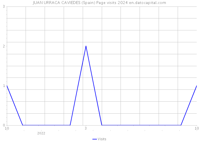 JUAN URRACA CAVIEDES (Spain) Page visits 2024 