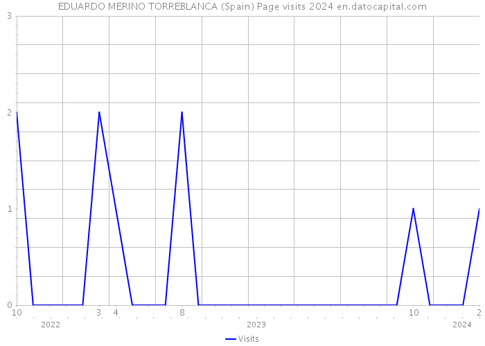 EDUARDO MERINO TORREBLANCA (Spain) Page visits 2024 