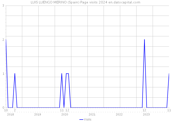 LUIS LUENGO MERINO (Spain) Page visits 2024 