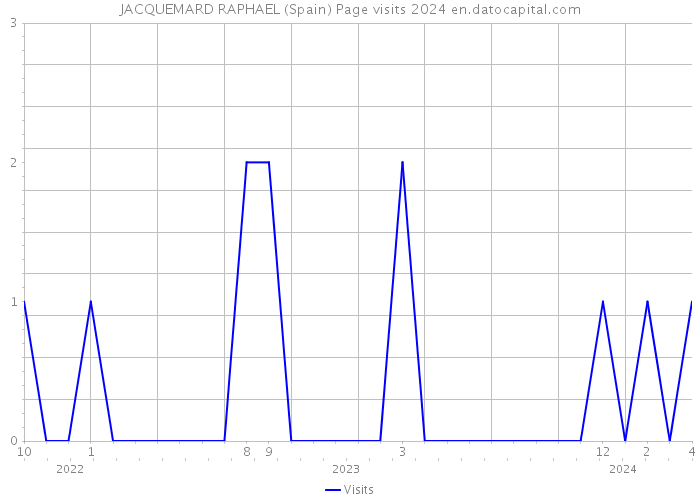 JACQUEMARD RAPHAEL (Spain) Page visits 2024 