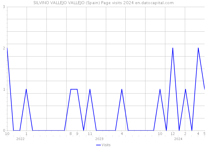 SILVINO VALLEJO VALLEJO (Spain) Page visits 2024 
