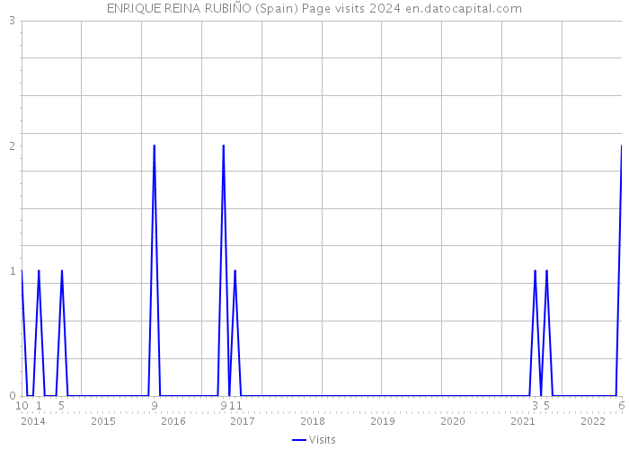 ENRIQUE REINA RUBIÑO (Spain) Page visits 2024 