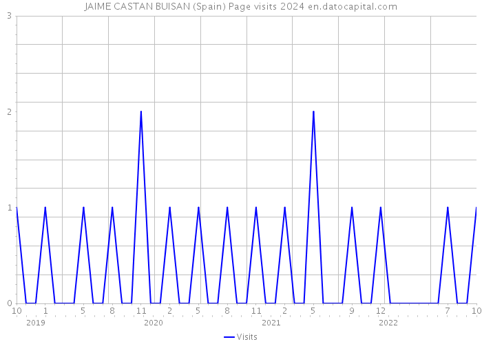 JAIME CASTAN BUISAN (Spain) Page visits 2024 
