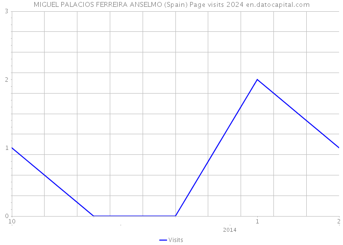 MIGUEL PALACIOS FERREIRA ANSELMO (Spain) Page visits 2024 