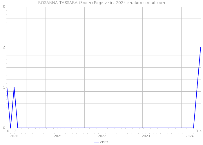 ROSANNA TASSARA (Spain) Page visits 2024 