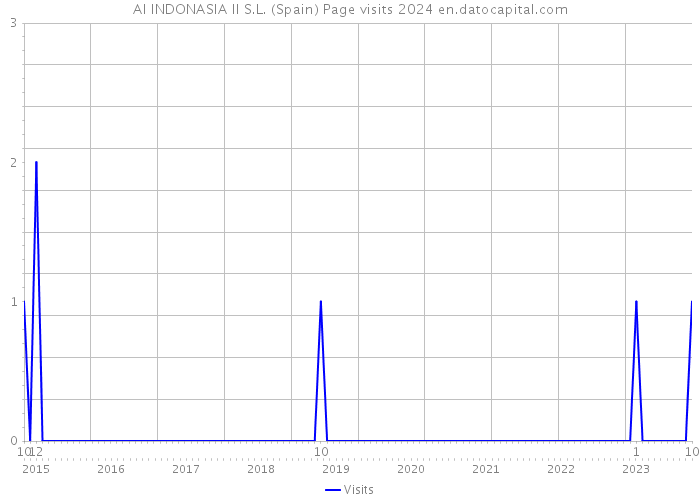 AI INDONASIA II S.L. (Spain) Page visits 2024 