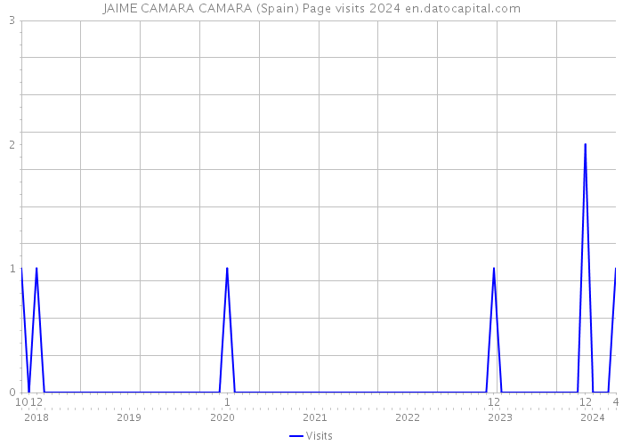 JAIME CAMARA CAMARA (Spain) Page visits 2024 