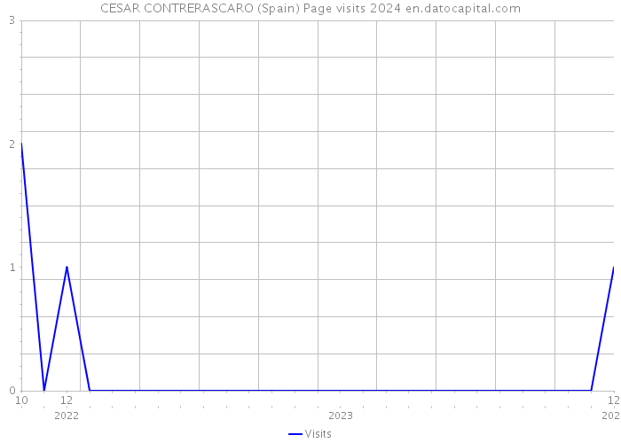 CESAR CONTRERASCARO (Spain) Page visits 2024 