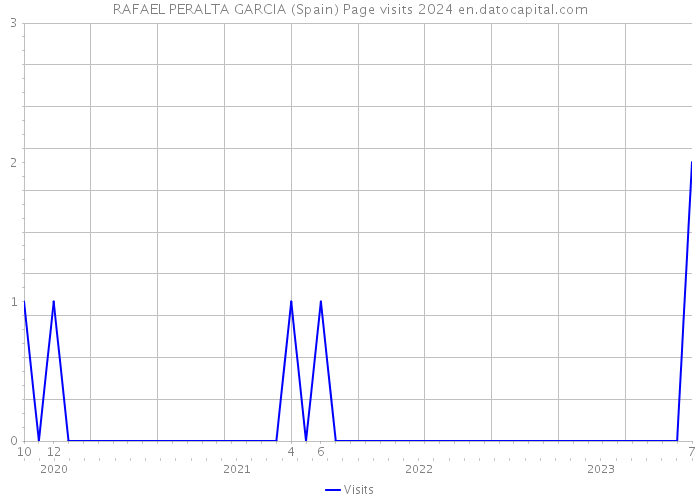 RAFAEL PERALTA GARCIA (Spain) Page visits 2024 