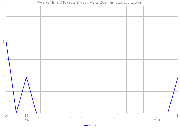 WABI-SABI S.C.P. (Spain) Page visits 2024 