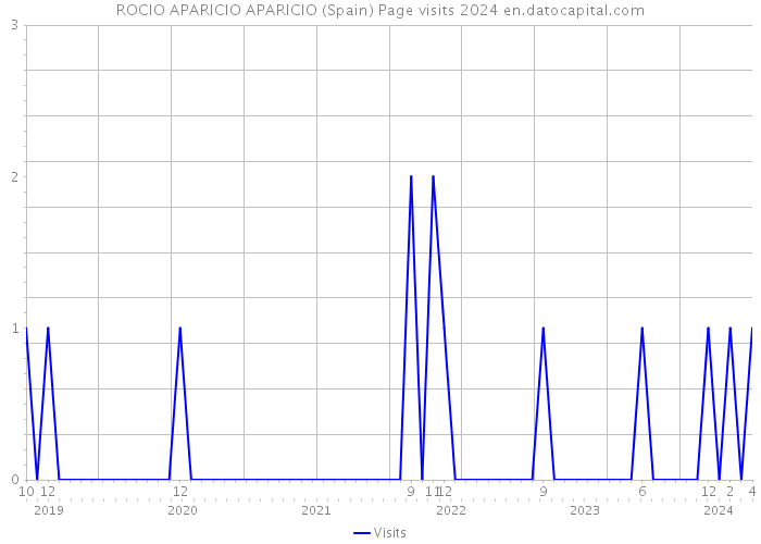 ROCIO APARICIO APARICIO (Spain) Page visits 2024 
