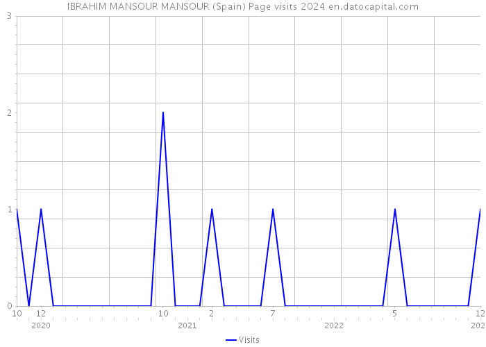 IBRAHIM MANSOUR MANSOUR (Spain) Page visits 2024 