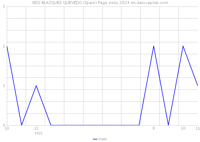SEGI BLAZQUEZ QUEVEDO (Spain) Page visits 2024 