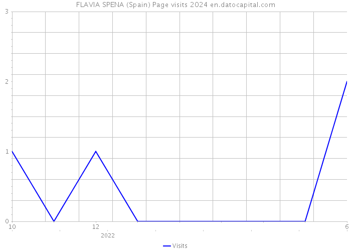 FLAVIA SPENA (Spain) Page visits 2024 