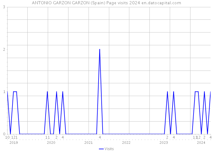 ANTONIO GARZON GARZON (Spain) Page visits 2024 