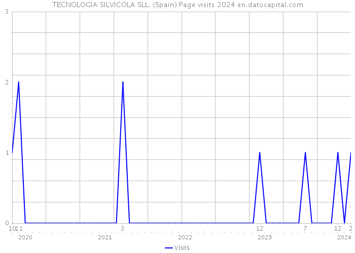 TECNOLOGIA SILVICOLA SLL. (Spain) Page visits 2024 