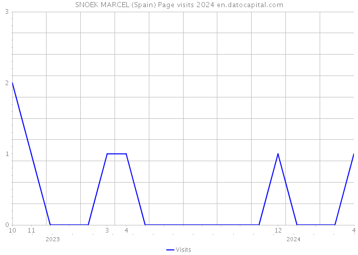 SNOEK MARCEL (Spain) Page visits 2024 