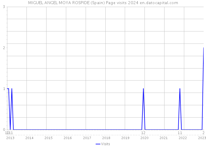 MIGUEL ANGEL MOYA ROSPIDE (Spain) Page visits 2024 