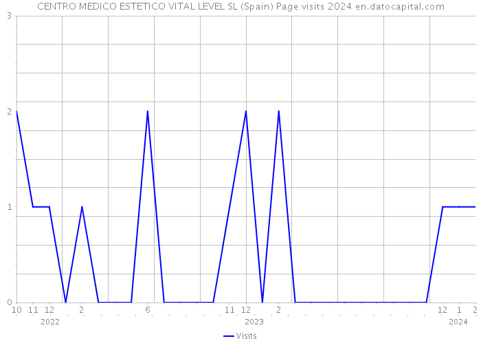 CENTRO MEDICO ESTETICO VITAL LEVEL SL (Spain) Page visits 2024 