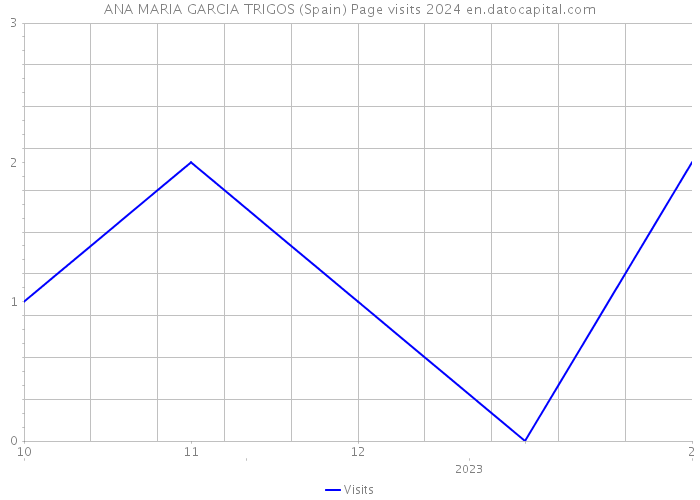 ANA MARIA GARCIA TRIGOS (Spain) Page visits 2024 