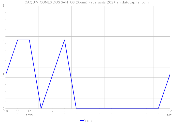 JOAQUIM GOMES DOS SANTOS (Spain) Page visits 2024 