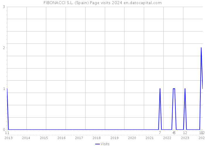 FIBONACCI S.L. (Spain) Page visits 2024 