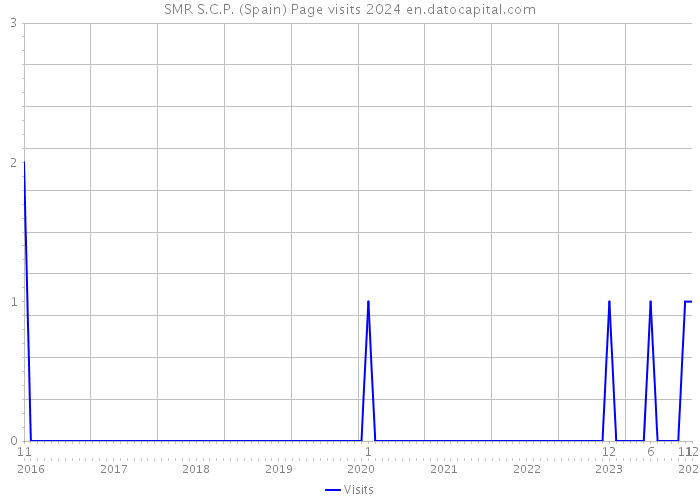 SMR S.C.P. (Spain) Page visits 2024 