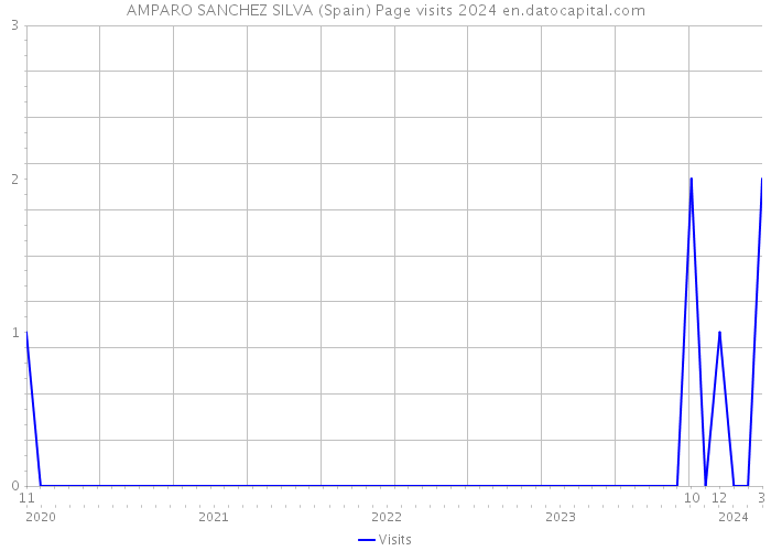 AMPARO SANCHEZ SILVA (Spain) Page visits 2024 