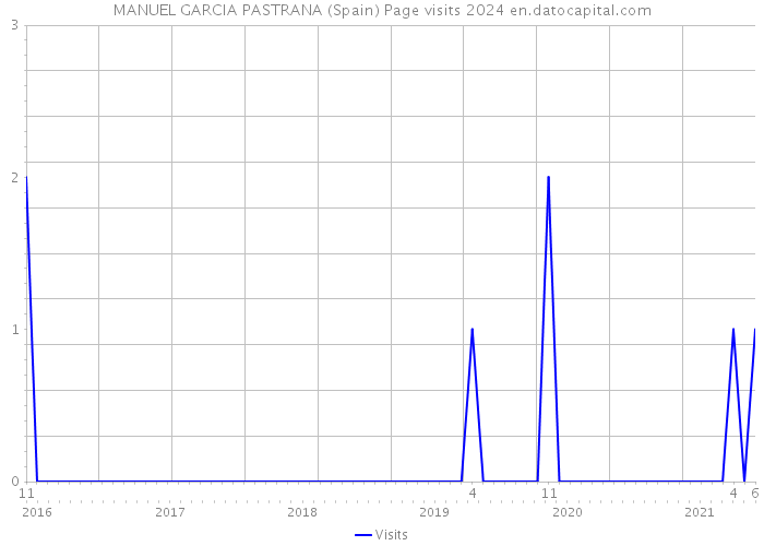 MANUEL GARCIA PASTRANA (Spain) Page visits 2024 